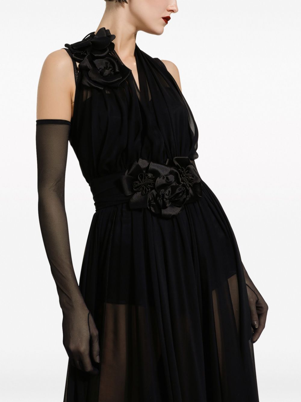 Dolce & Gabbana Silk Long Dress