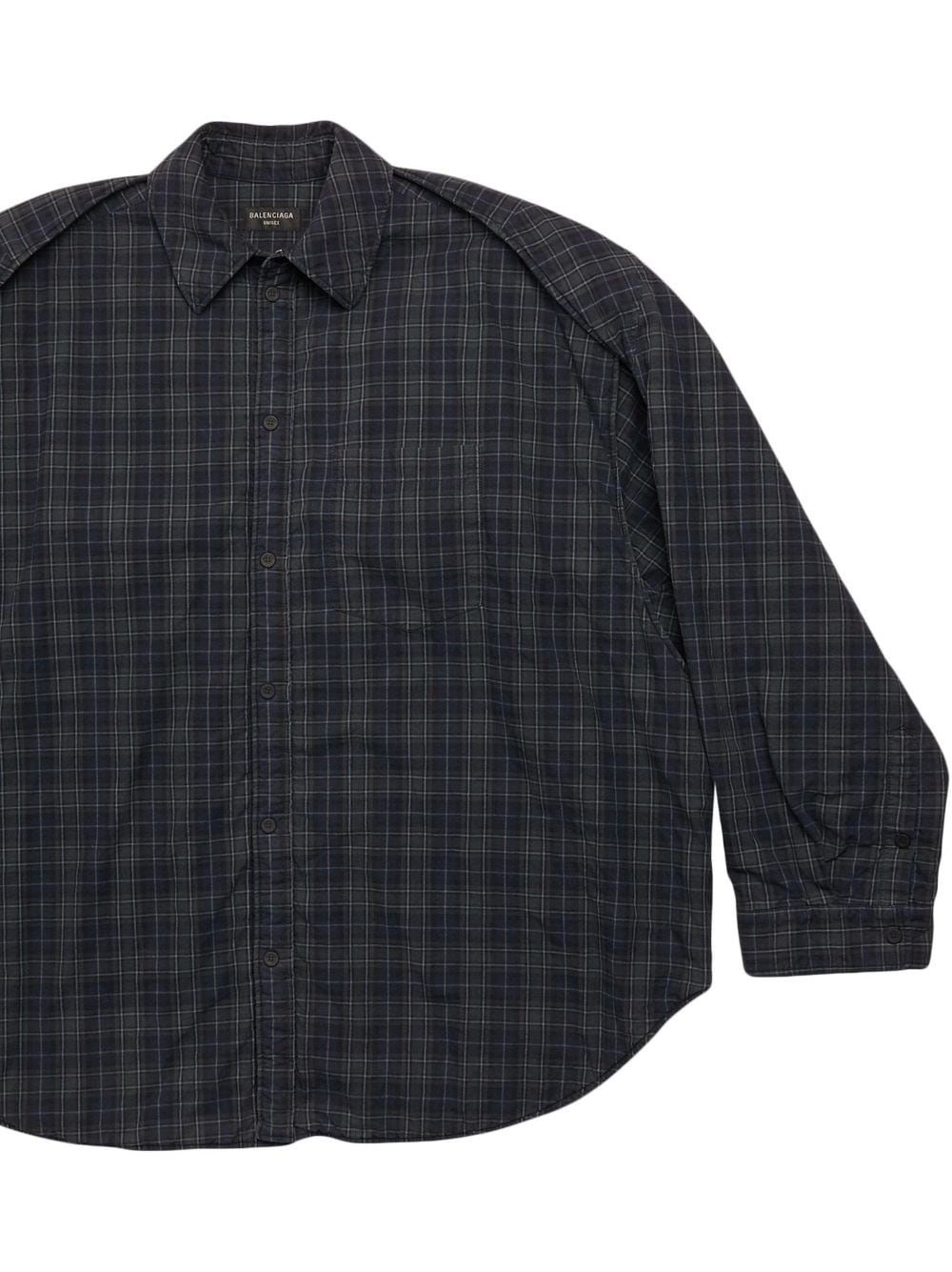 Balenciaga Checked pattern flannel shirt-Shirts-Balenciaga-M-Urbanheer