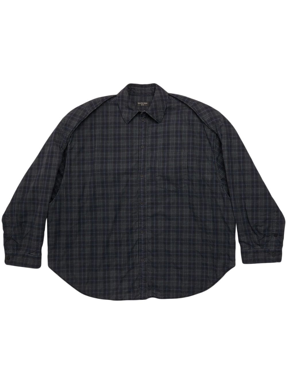 Balenciaga Checked pattern flannel shirt-Shirts-Balenciaga-M-Urbanheer