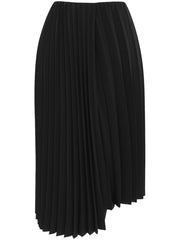 Saint Laurent Pleated Midi Skirt-Skirts-Saint Laurent-38-Urbanheer