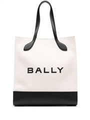 Bally logo print tote bag-Shopper-Bally-UNI-Urbanheer