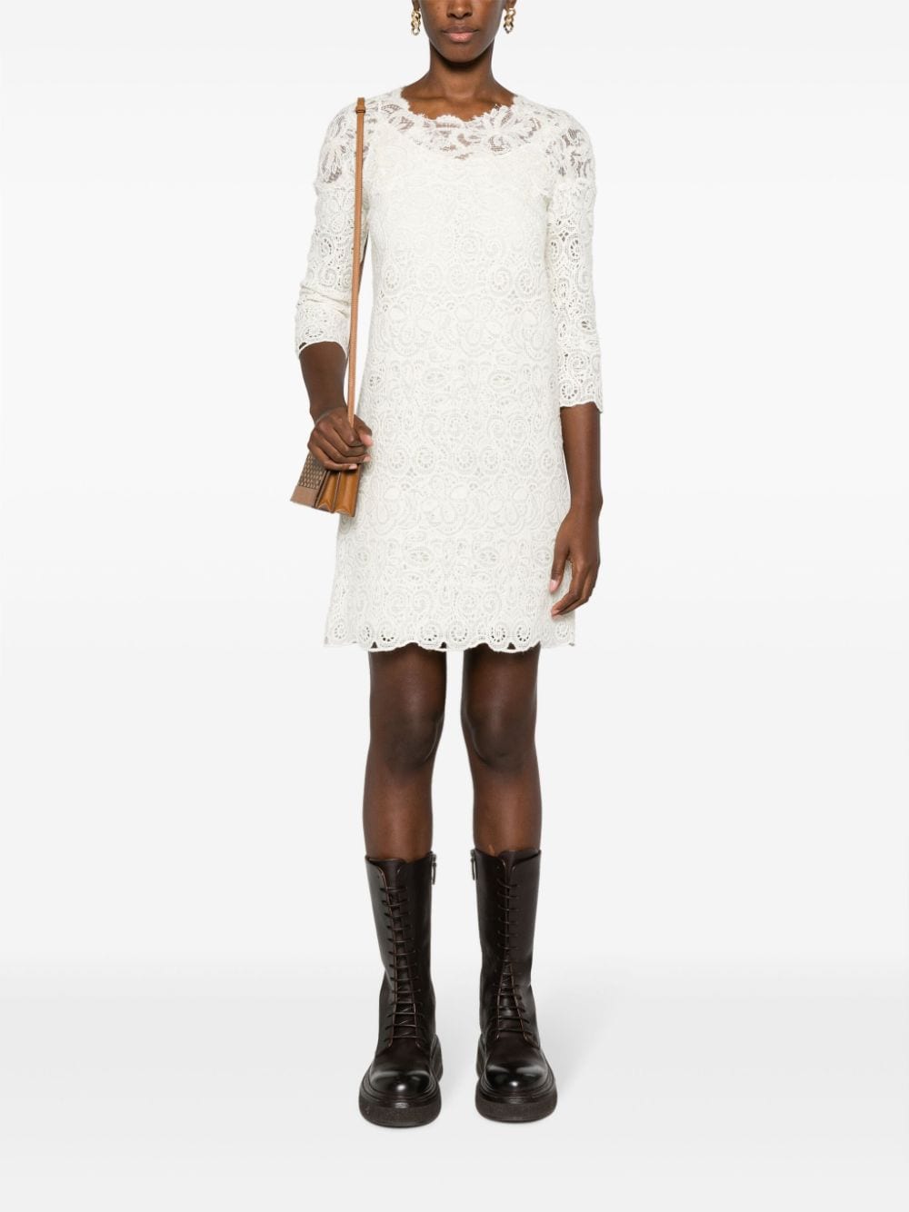Ermanno Scervino Wool blend short dress-Dresses-Ermanno Scervino-40-Urbanheer
