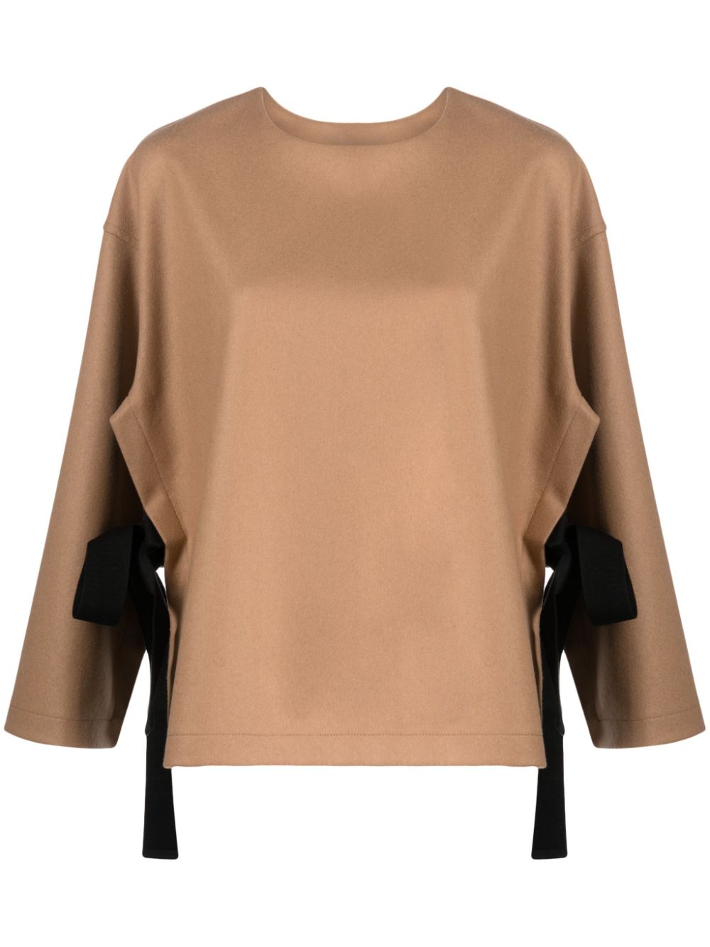 Erika Cavallini Semi-Couture Top Camel-Topwear-Erika Cavallini Semi-Couture-38-Urbanheer