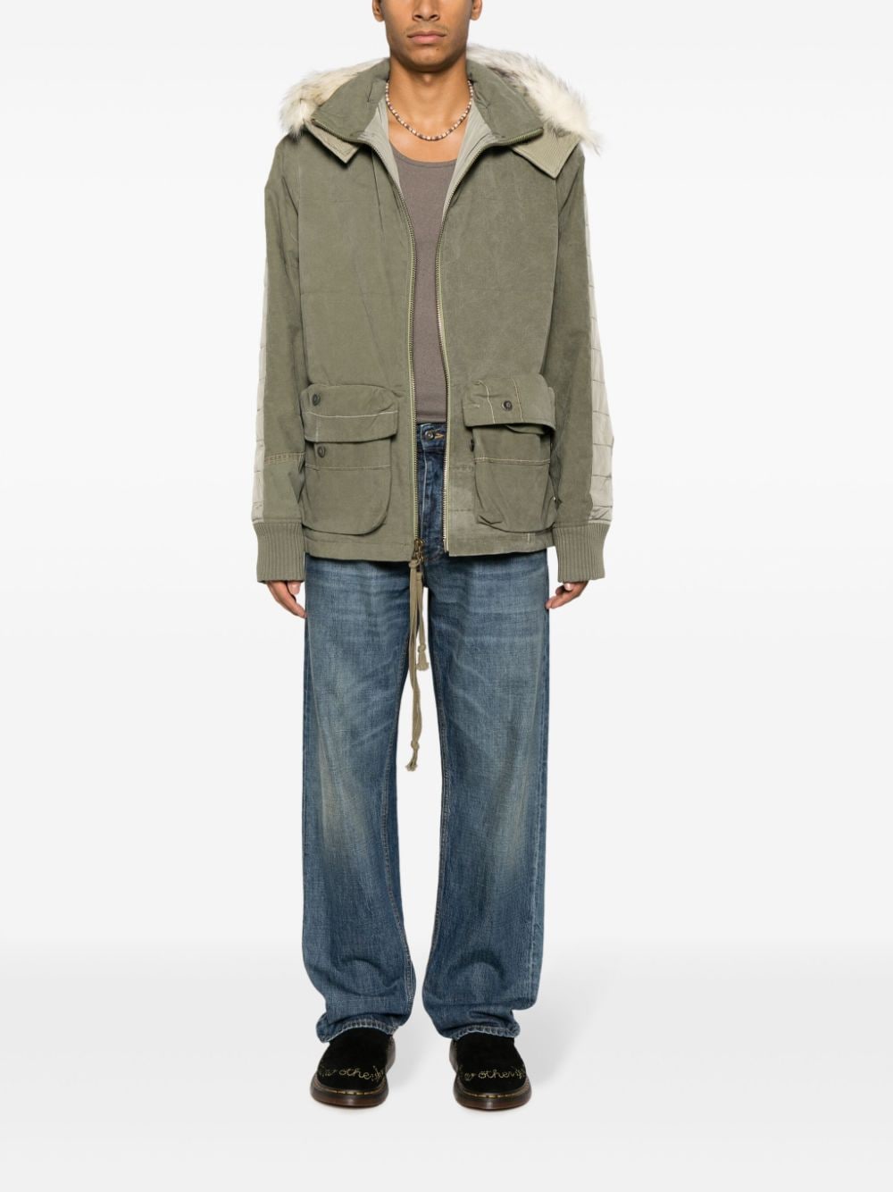 Greg Lauren Coats Beige-Jackets-Greg Lauren-4-Urbanheer