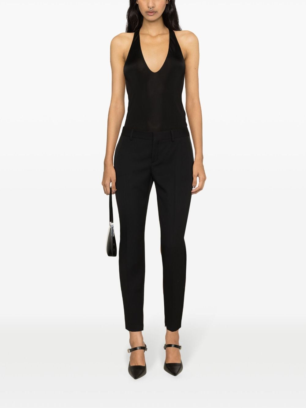 Saint Laurent plunging satin tank top-Topwear-Saint Laurent-38-Urbanheer