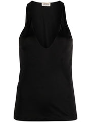 Saint Laurent plunging satin tank top-Topwear-Saint Laurent-38-Urbanheer