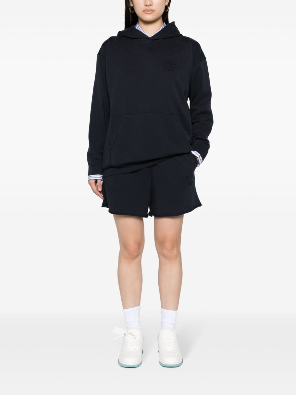 GANNI Shorts Blue-Short trousers-Ganni-XS-Urbanheer