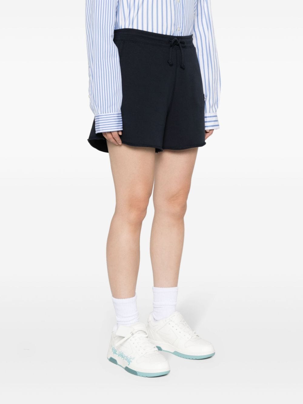 GANNI Shorts Blue-Short trousers-Ganni-XS-Urbanheer