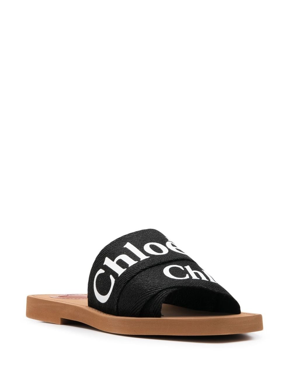 Chloè Chloé Woody flat mule-Sandals-Chloè-35-Urbanheer