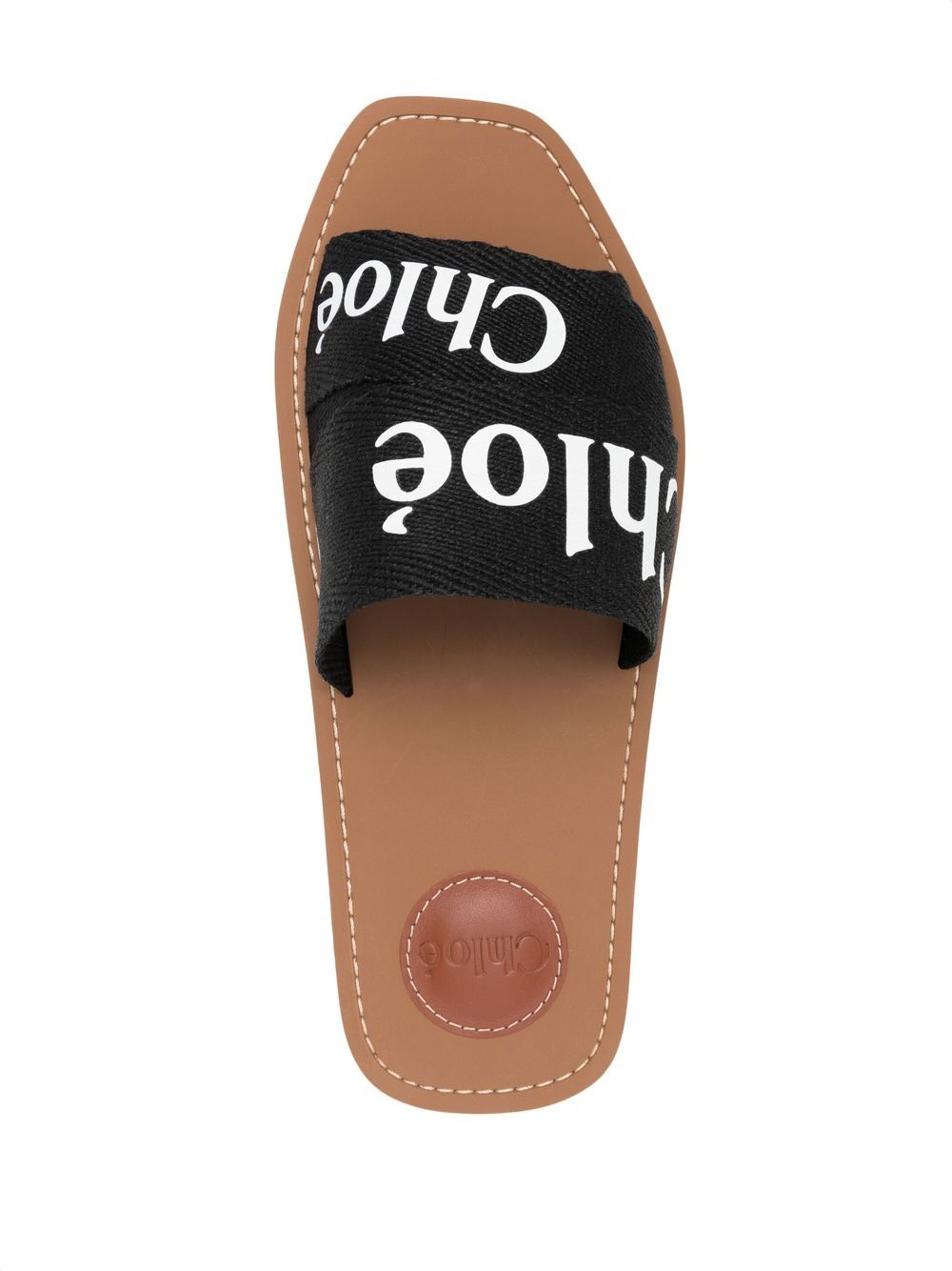Chloè Chloé Woody flat mule-Sandals-Chloè-35-Urbanheer