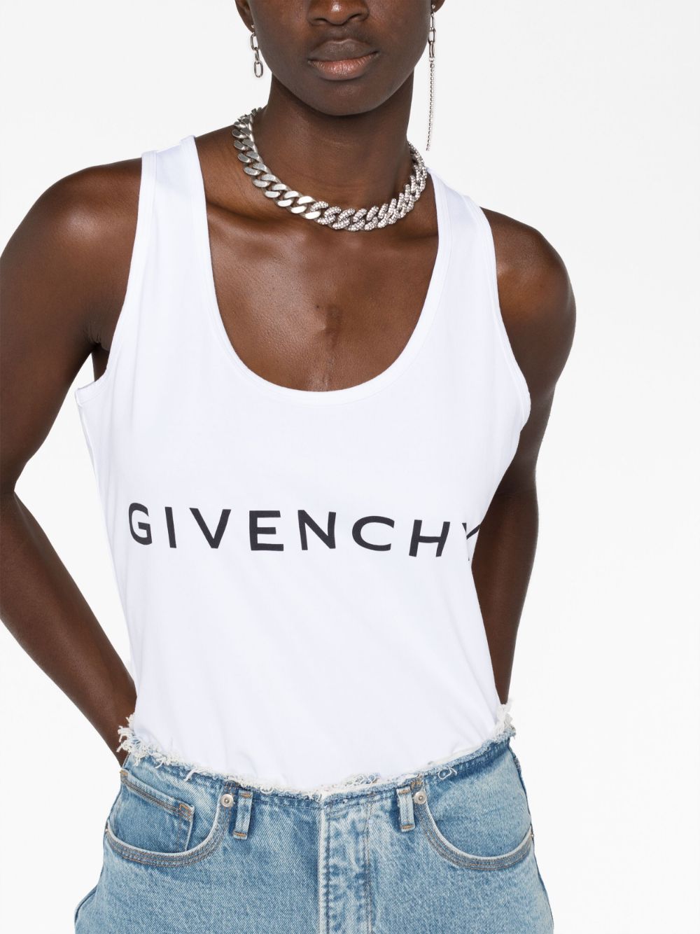 Givenchy Top White-Topwear-Givenchy-S-Urbanheer