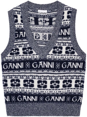 GANNI Sweaters Grey-Topwear-Ganni-L-Urbanheer