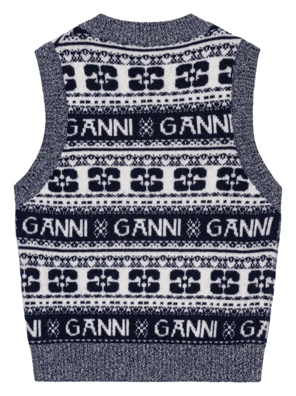 GANNI Sweaters Grey-Topwear-Ganni-L-Urbanheer
