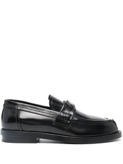 Alexander McQueen logo-plaque Leather Loafers