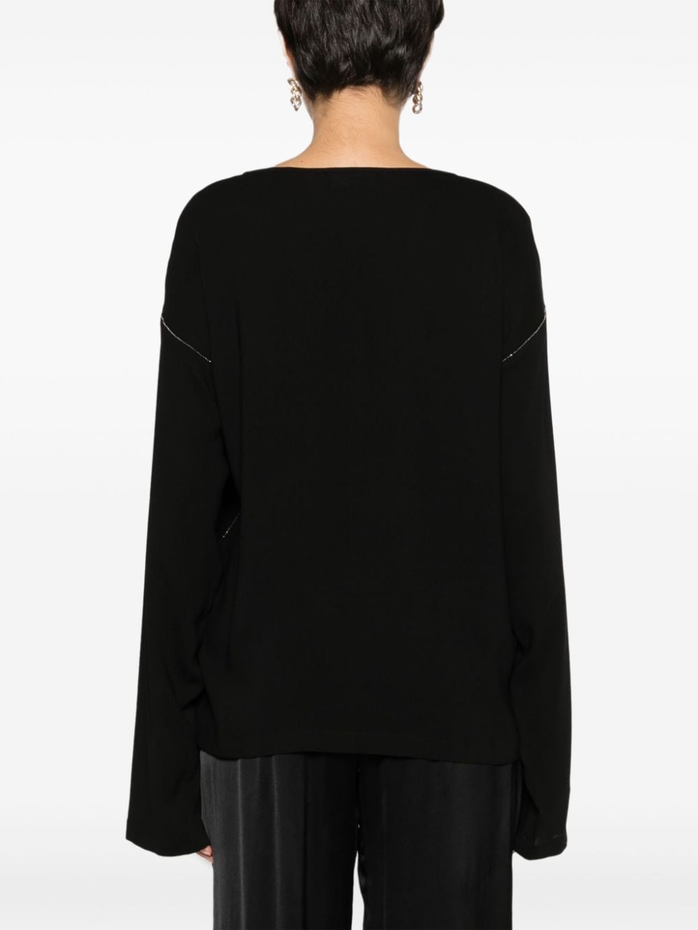Fabiana Filippi Sweaters Black-Topwear-Fabiana Filippi-40-Urbanheer