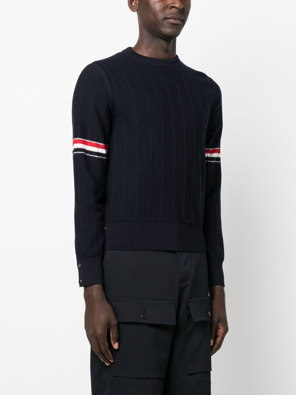 Thom Browne Sweaters Blue-Topwear-Thom Browne-3-Urbanheer