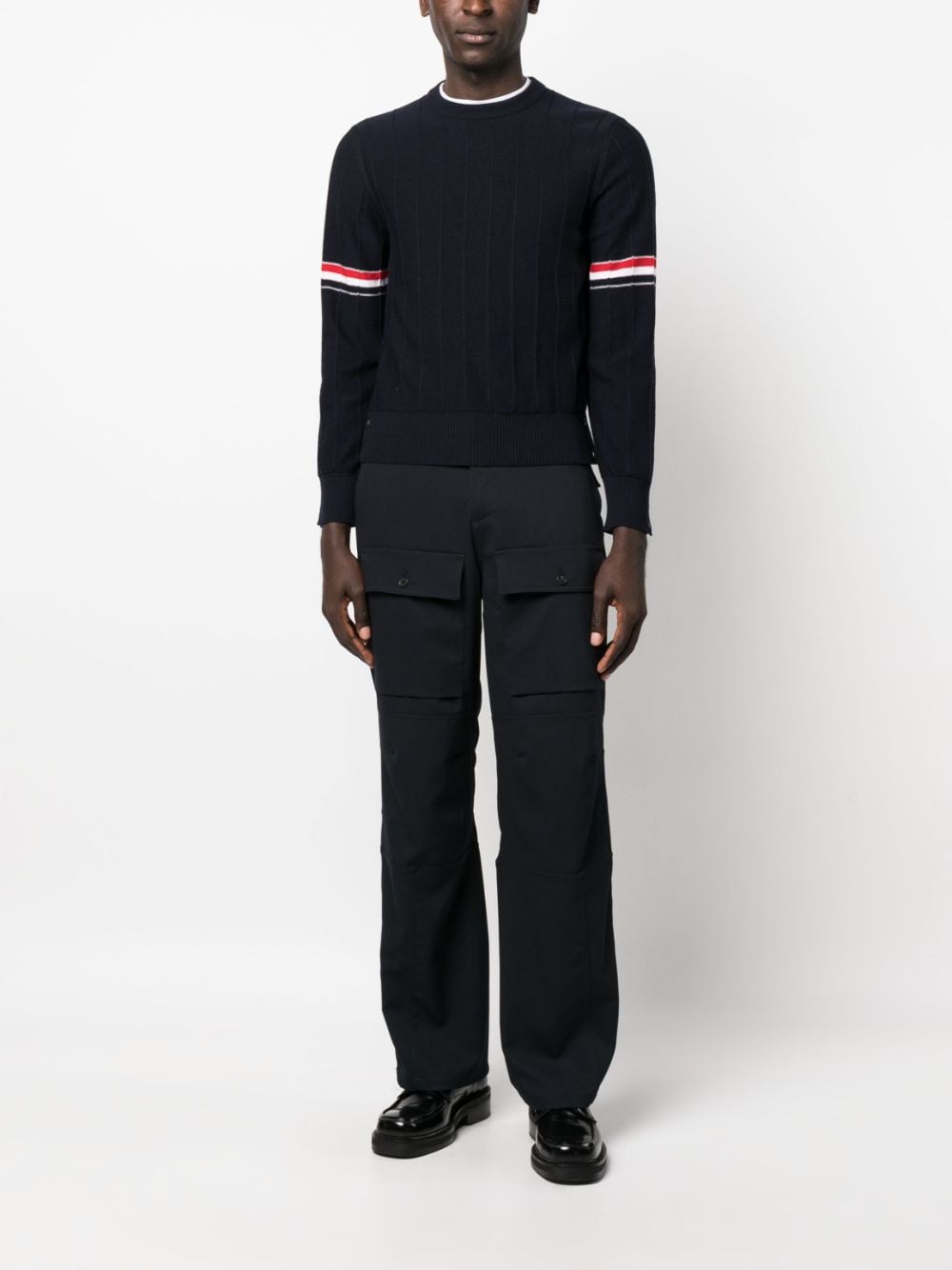 Thom Browne Sweaters Blue-Topwear-Thom Browne-3-Urbanheer
