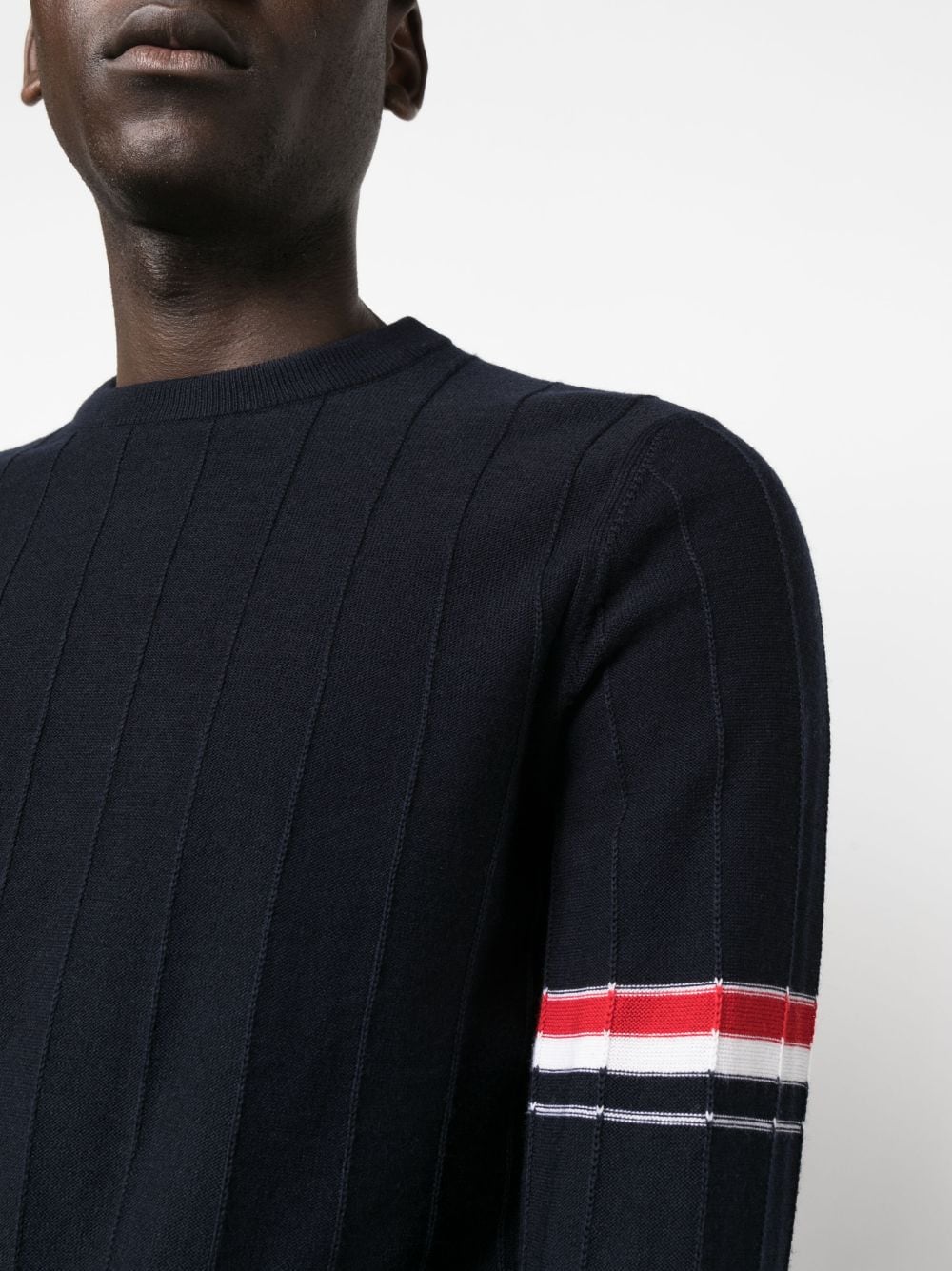 Thom Browne Sweaters Blue-Topwear-Thom Browne-3-Urbanheer