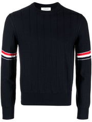 Thom Browne Sweaters Blue-Topwear-Thom Browne-3-Urbanheer