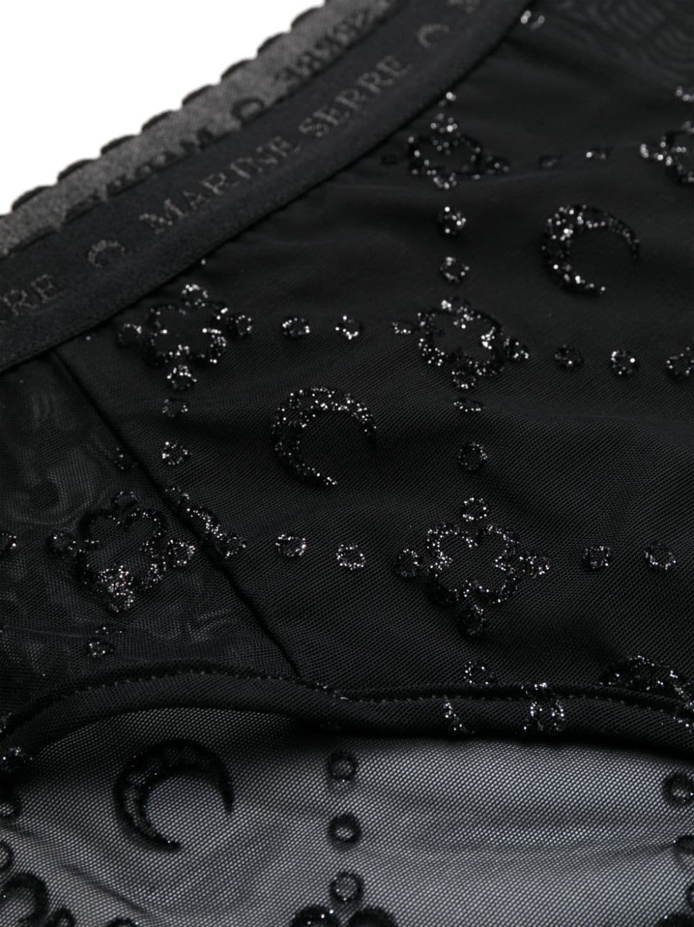 MARINE SERRE Underwear Black-Beachwear & underwear-Marine Serre-L-Urbanheer