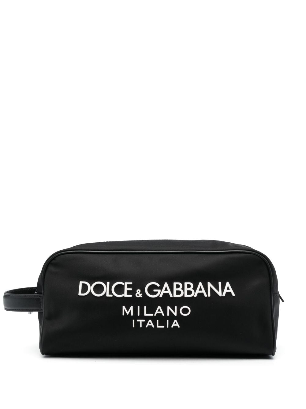 Dolce & Gabbana Nylon toiletry bag with rubberized logo-Small Leather Goods-Dolce & Gabbana-UNI-Urbanheer