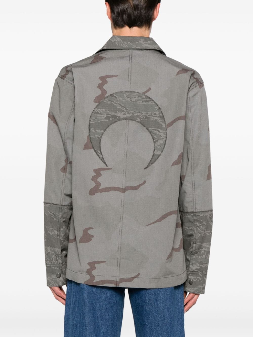 MARINE SERRE Coats Grey-Jackets-Marine Serre-46-Urbanheer