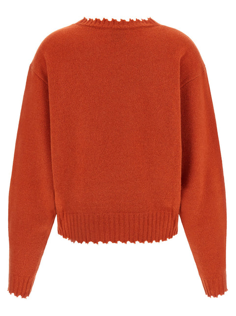 Nude Fringed Hem Sweater