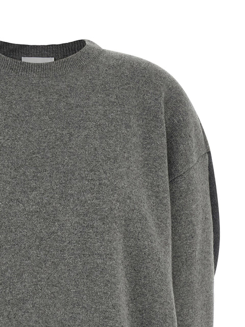 Nude Two-tone Sleeve Sweater