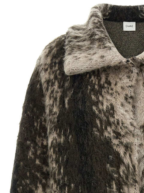 Nude Wool And Alpaca Coat