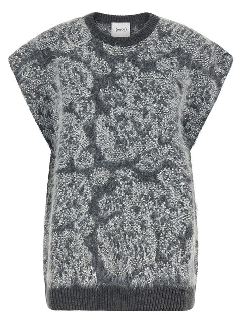 Nude Jacquard Sweater