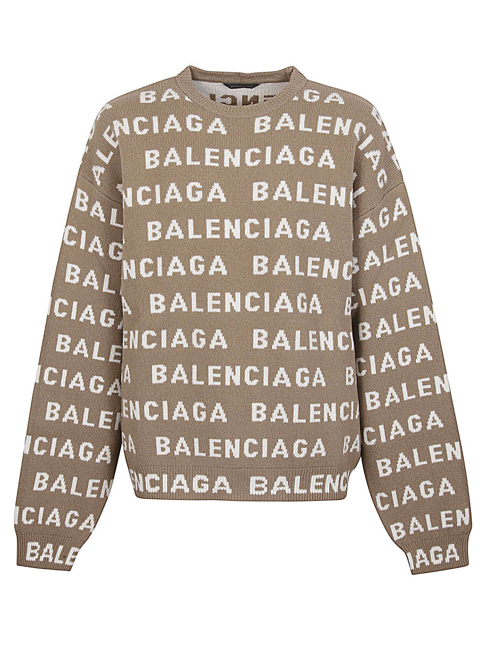Balenciaga Intarsia Logo Sweater-Topwear-Balenciaga-L-Urbanheer