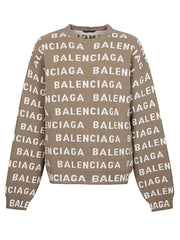 Balenciaga Intarsia Logo Sweater-Topwear-Balenciaga-L-Urbanheer