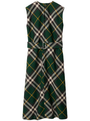 Burberry Nova Check Midi Dress