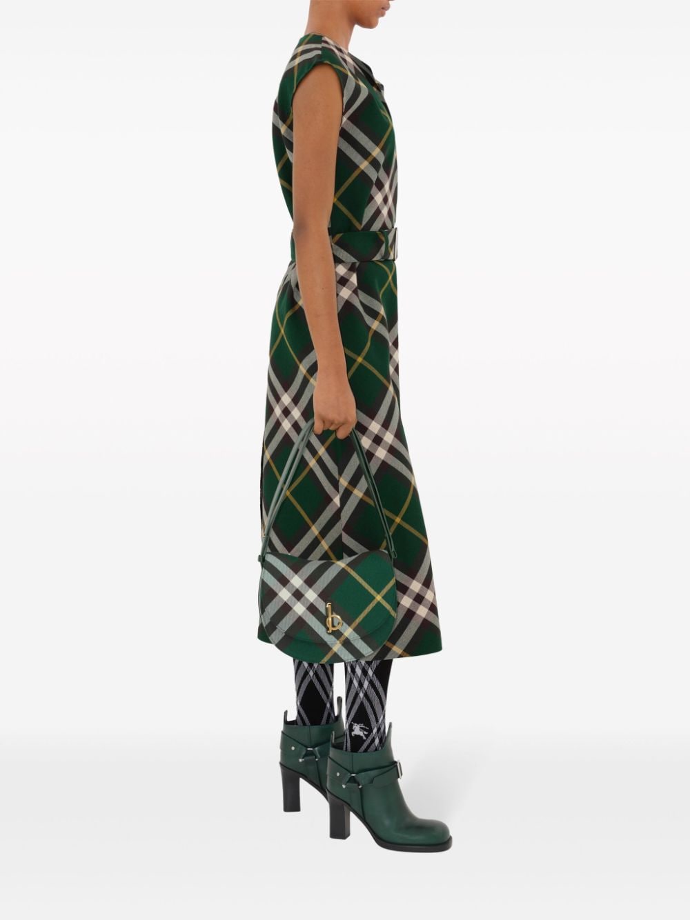 Burberry Nova Check Midi Dress