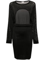 Saint Laurent open-back knitted dress