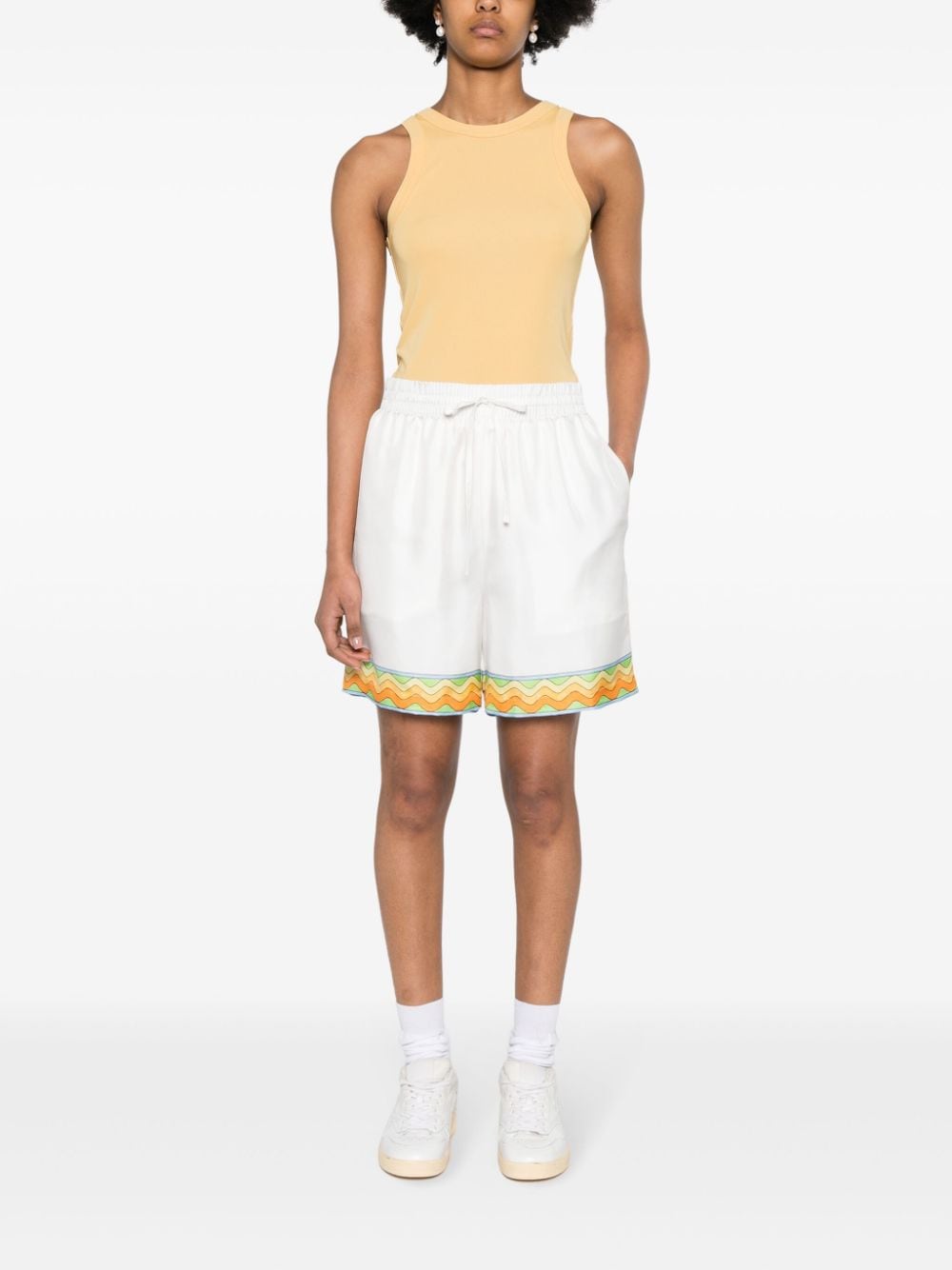 Casablanca Shorts White-Short trousers-Casablanca-M-Urbanheer