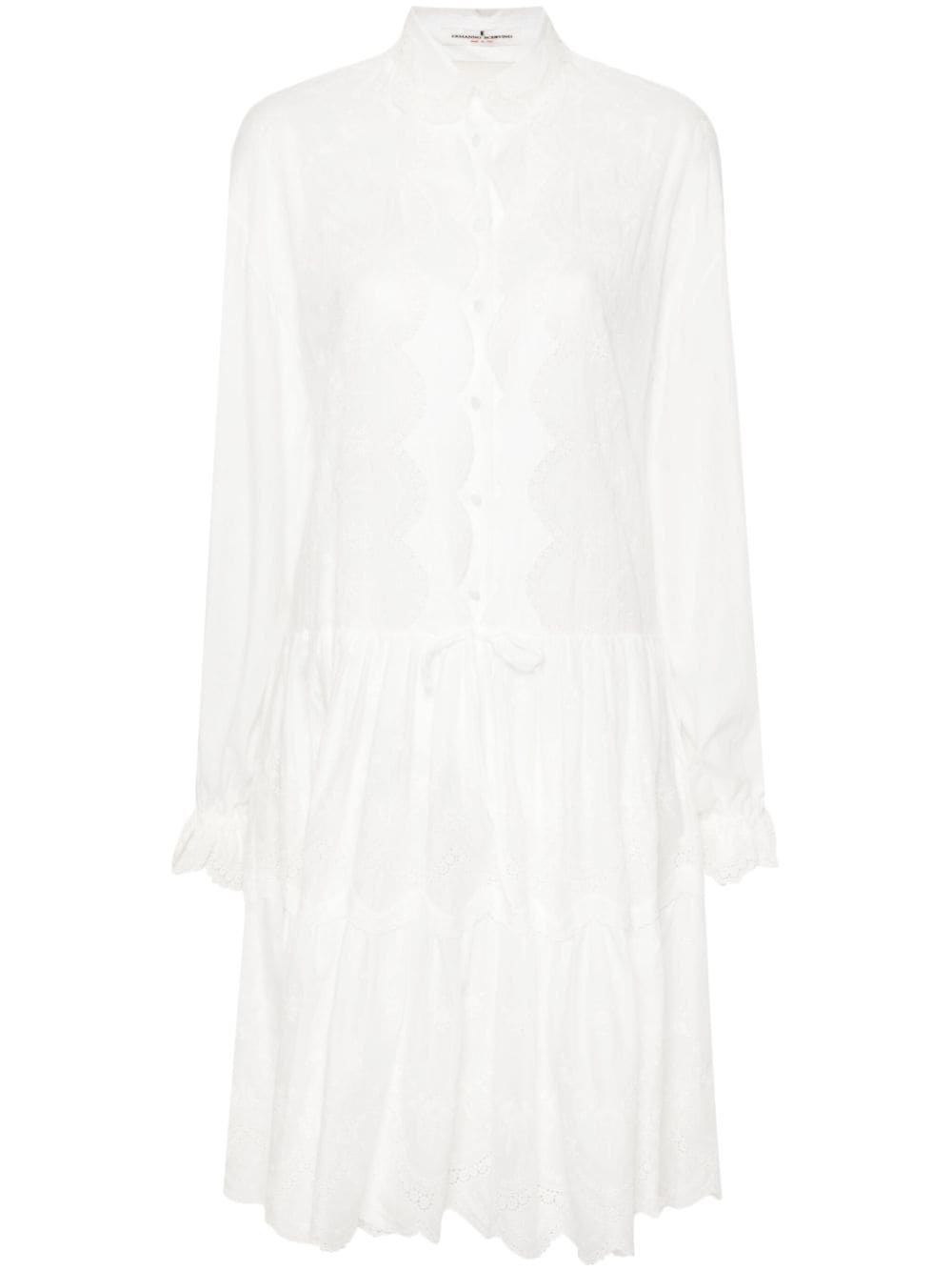 Ermanno Scervino Embroidered shirt dress-Dresses-Ermanno Scervino-38-Urbanheer