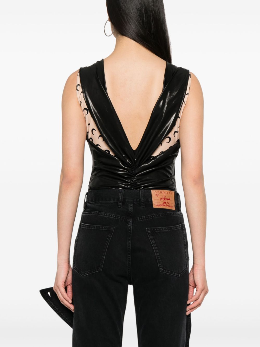 MARINE SERRE Top Black-Topwear-Marine Serre-M-Urbanheer