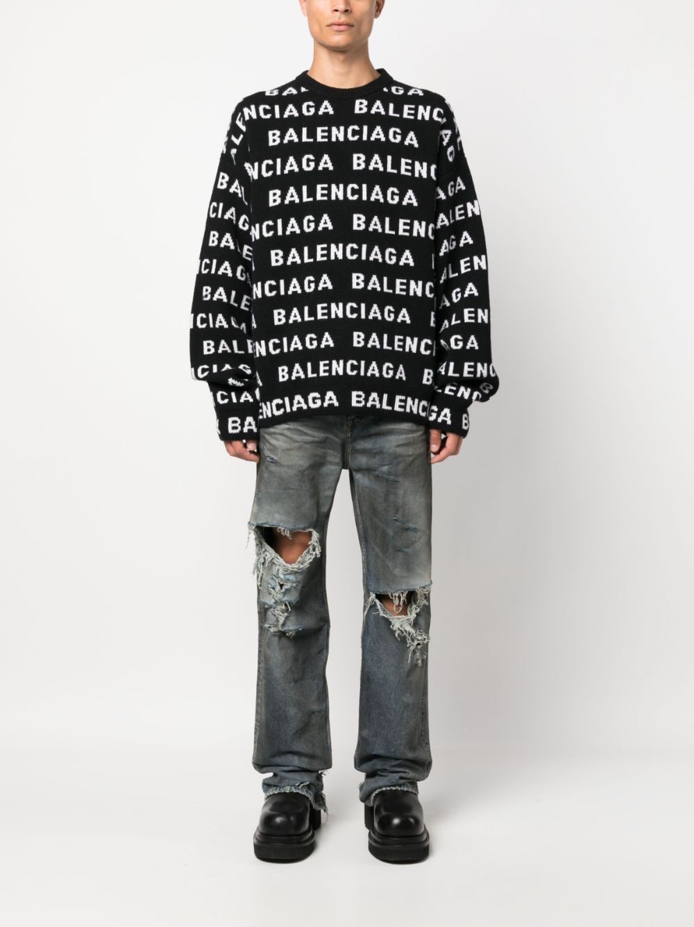 Balenciaga logo sweater-Topwear-Balenciaga-S-Urbanheer