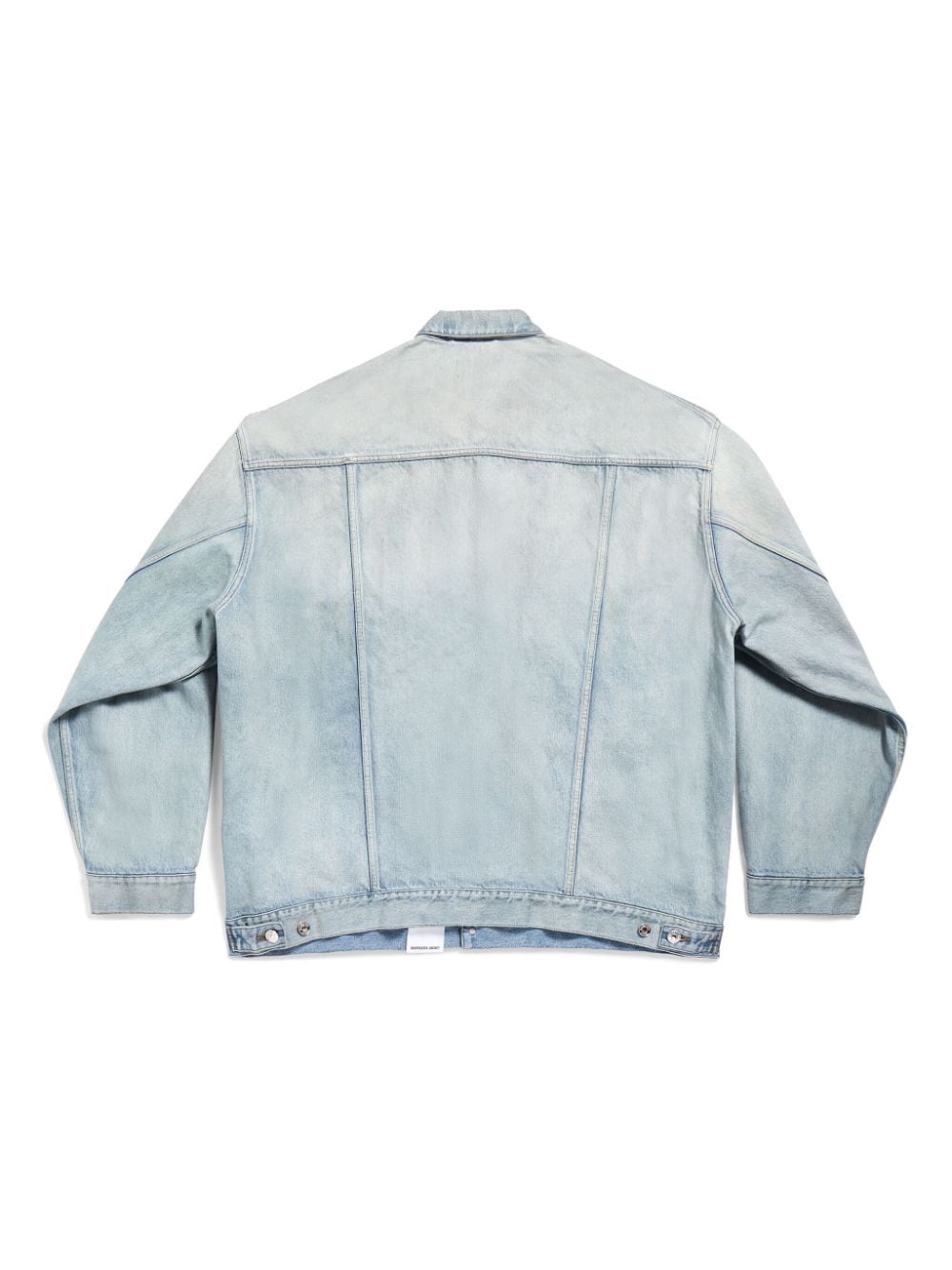 Balenciaga Denim jacket with flap pockets and drop shoulder-Jackets-Balenciaga-1-Urbanheer