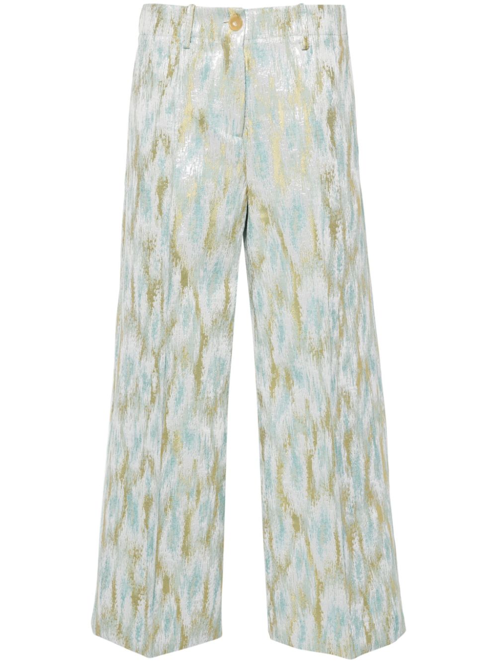 Erika Cavallini Semi-Couture Trousers MultiColour-Trousers-Erika Cavallini Semi-Couture-38-Urbanheer