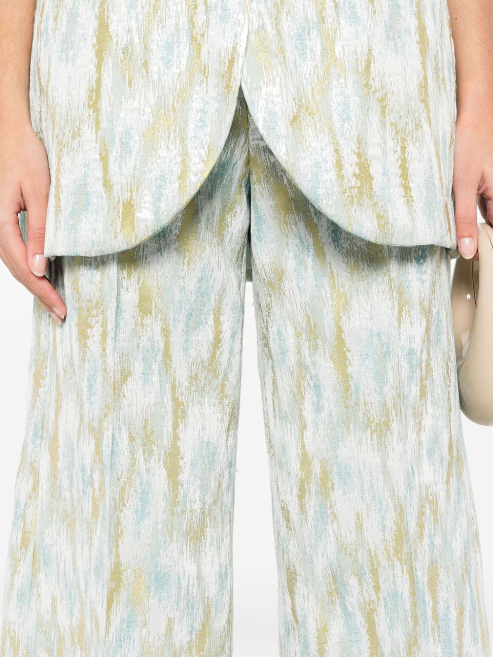 Erika Cavallini Semi-Couture Trousers MultiColour-Trousers-Erika Cavallini Semi-Couture-38-Urbanheer