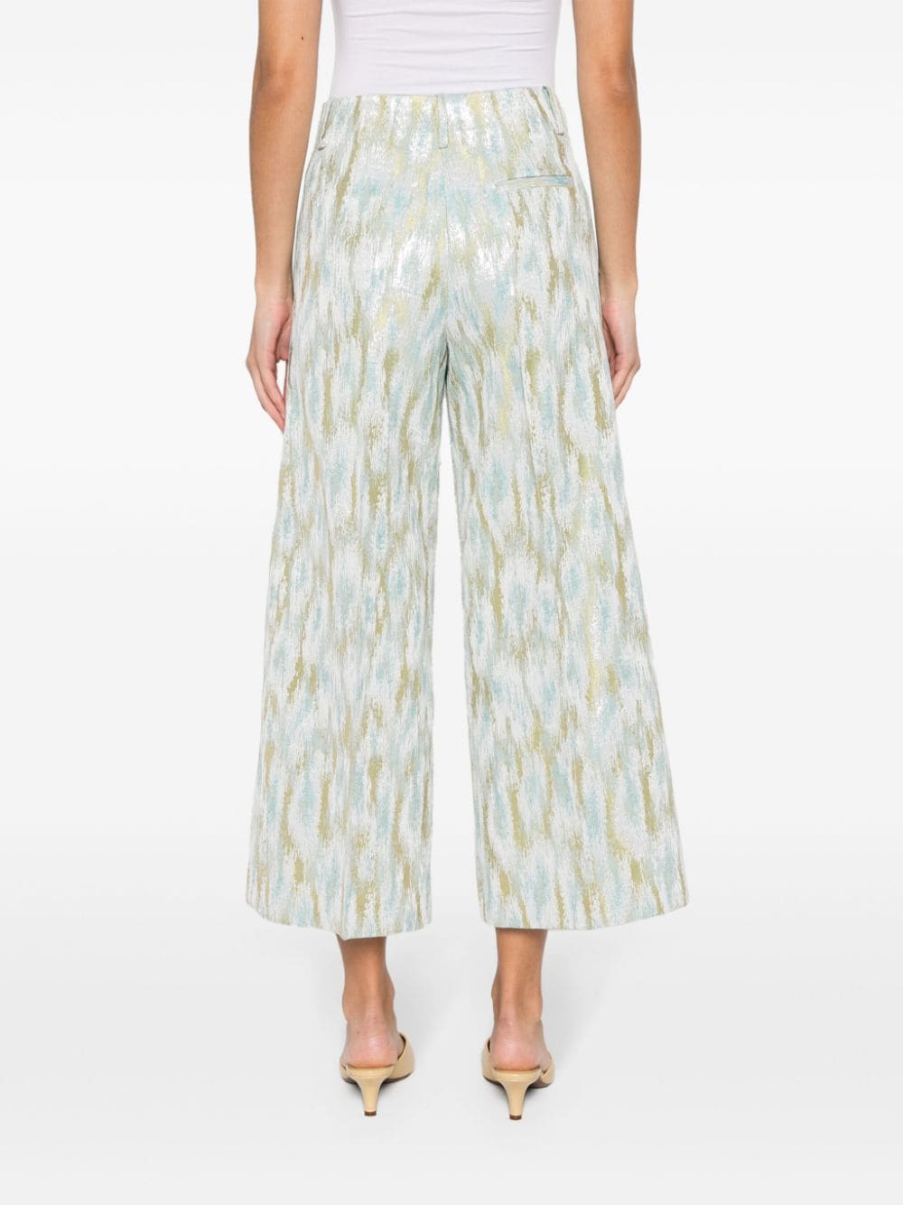 Erika Cavallini Semi-Couture Trousers MultiColour-Trousers-Erika Cavallini Semi-Couture-38-Urbanheer