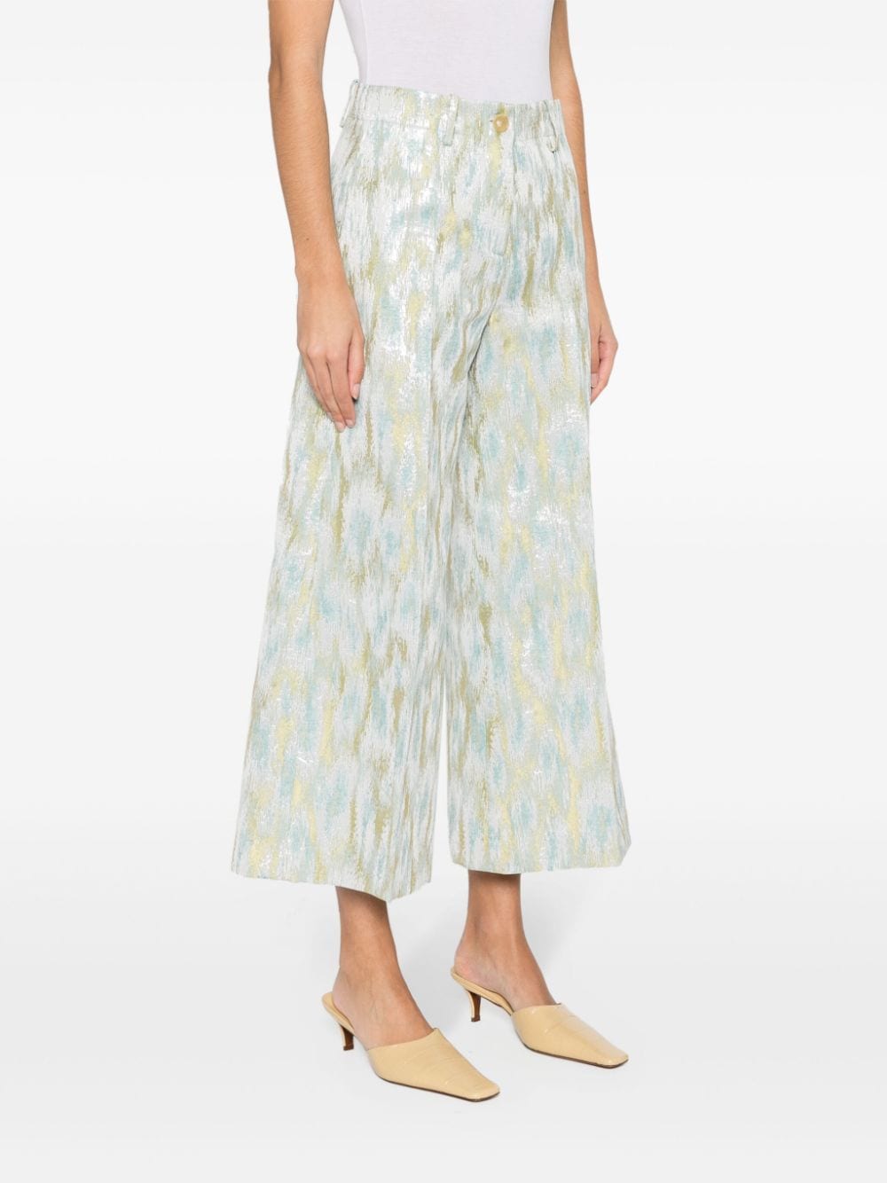 Erika Cavallini Semi-Couture Trousers MultiColour-Trousers-Erika Cavallini Semi-Couture-38-Urbanheer