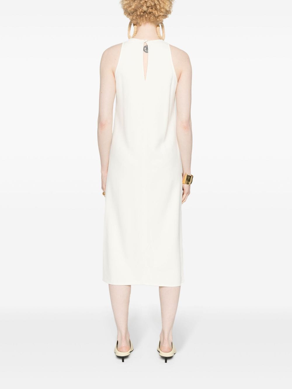 Erika Cavallini Semi-Couture Dresses White-Dresses-Erika Cavallini Semi-Couture-44-Urbanheer