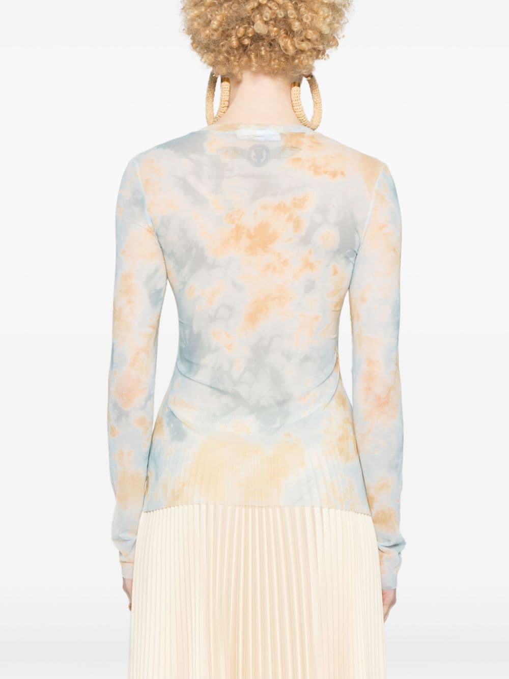 Erika Cavallini Semi-Couture T-shirts and Polos Clear Blue-Topwear-Erika Cavallini Semi-Couture-38-Urbanheer