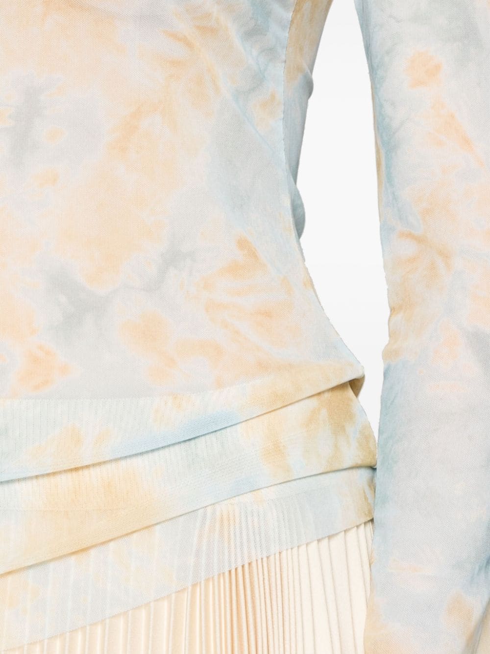 Erika Cavallini Semi-Couture T-shirts and Polos Clear Blue-Topwear-Erika Cavallini Semi-Couture-38-Urbanheer