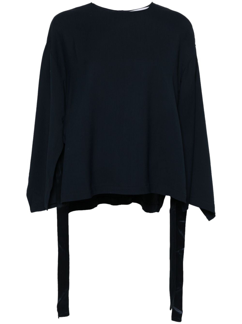 Erika Cavallini Semi-Couture Top Blue-Topwear-Erika Cavallini Semi-Couture-38-Urbanheer