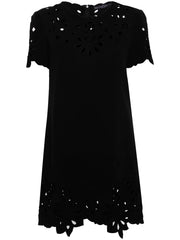 Ermanno Scervino Embroidered cotton short dress-Dresses-Ermanno Scervino-40-Urbanheer