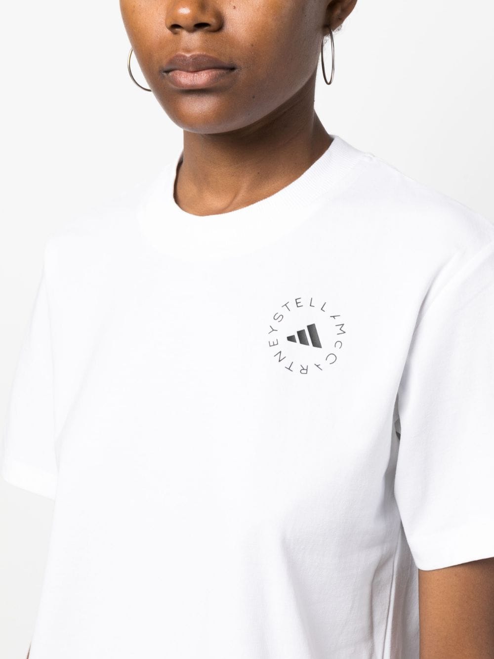 Adidas By Stella McCartney T-shirts and Polos White-Topwear-Adidas By Stella McCartney-S-Urbanheer